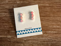 Native Made Pink Conch Crawler Earrings