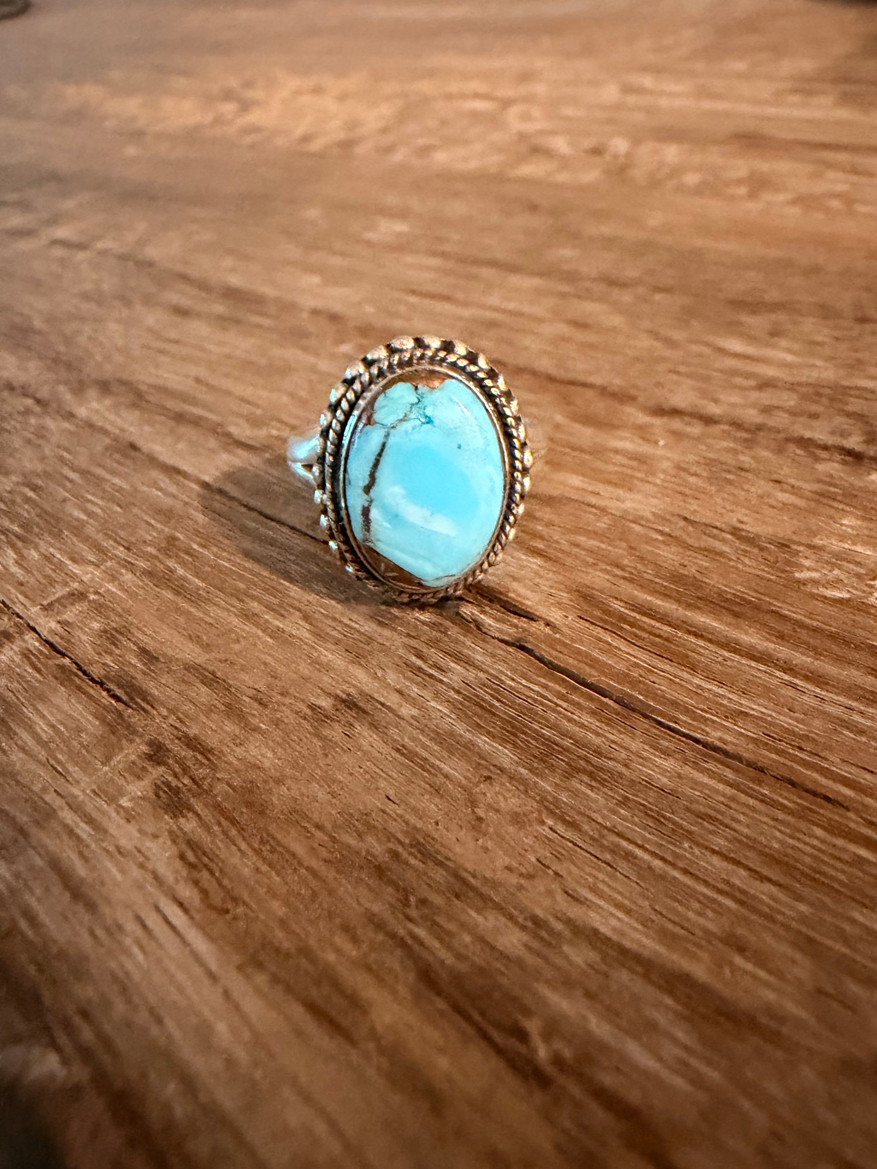 Size 7 Cotton Candy Ring (not adjustable)