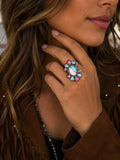 Size 8 Corton Candy Statement Ring