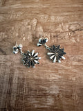 White Buffalo Post Dangle Earrings