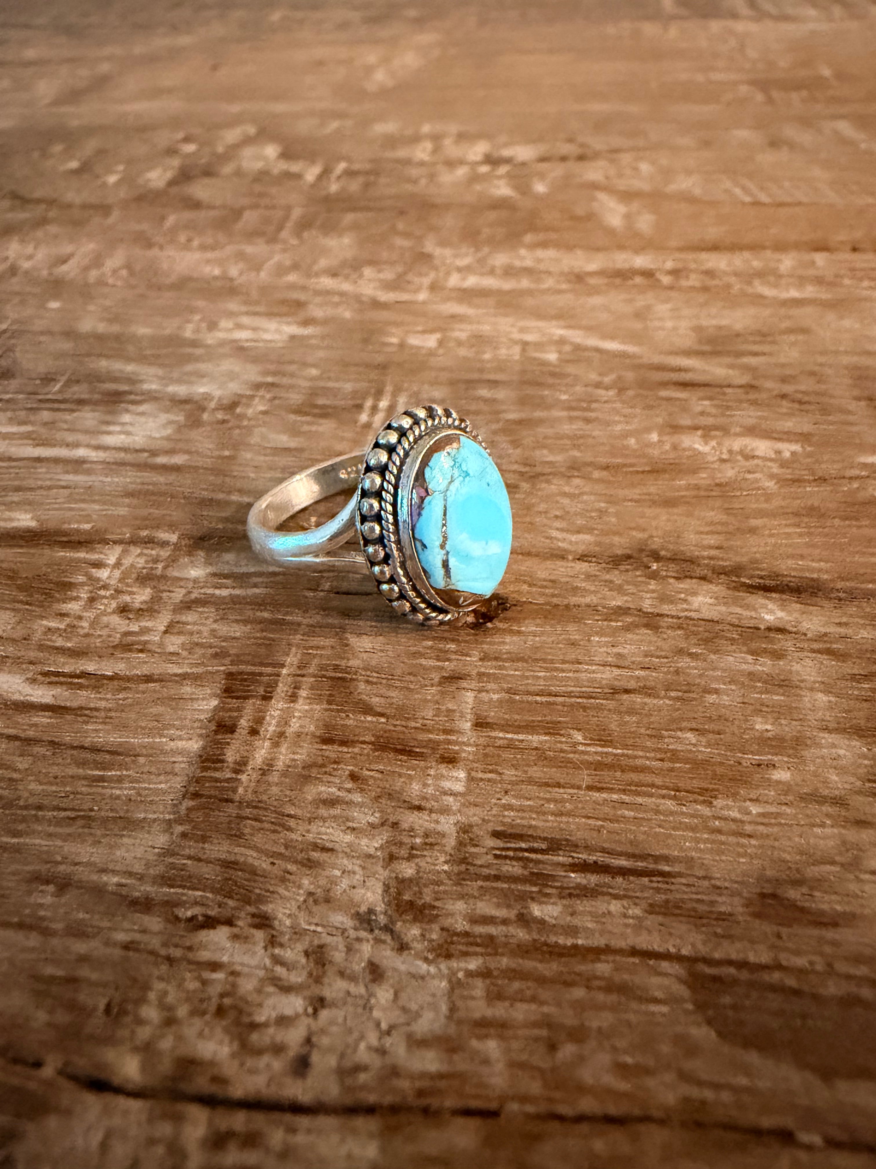 Size 7 Cotton Candy Ring (not adjustable)
