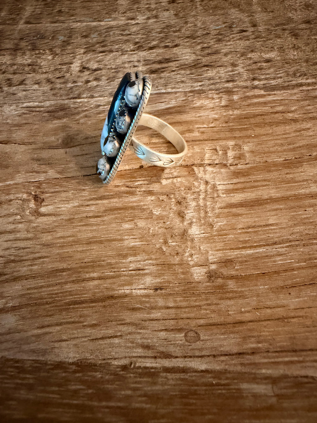 White Buffalo Adj Ring