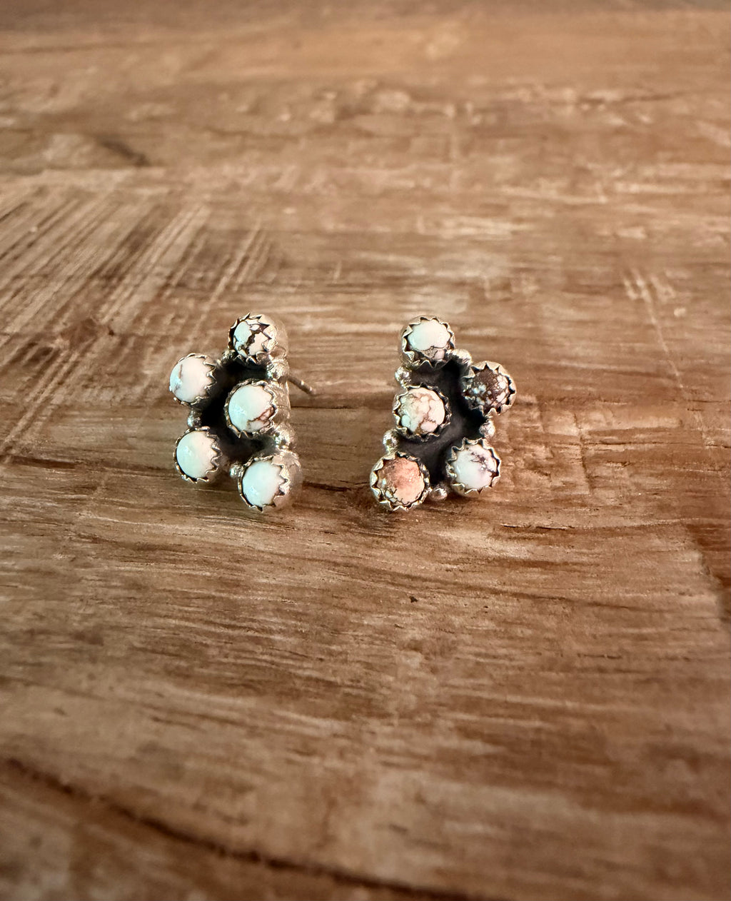 Wild Horse 925 Sterling Silver Post Earrings
