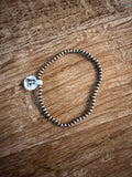 3mm Machine Made Pearl Bracelet