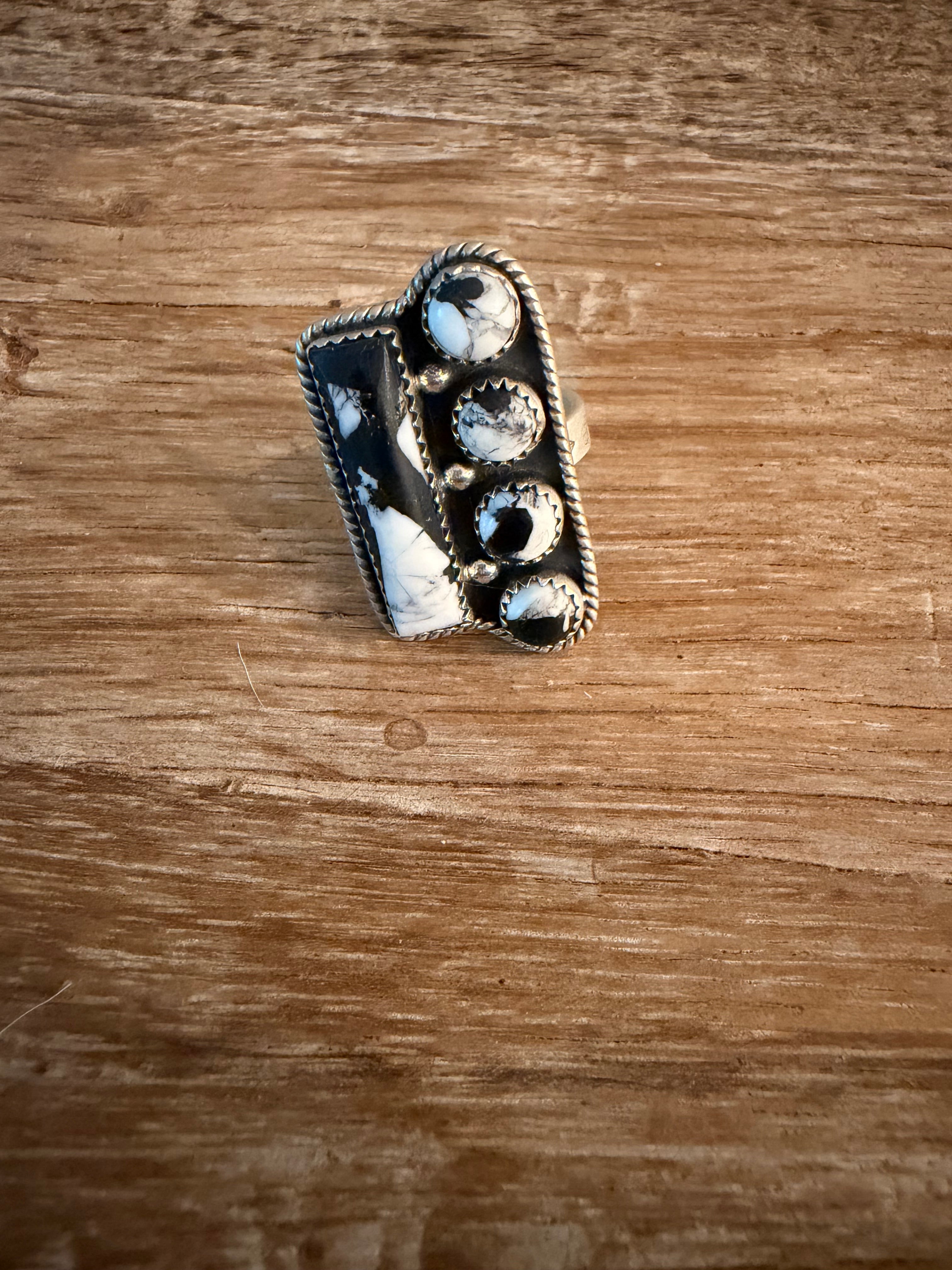 White Buffalo Adj Ring