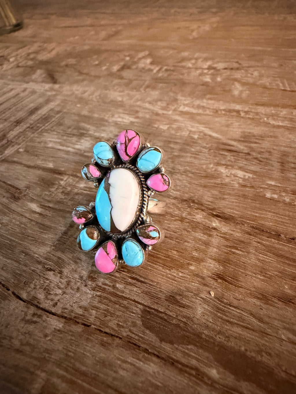 Size 8 Corton Candy Statement Ring