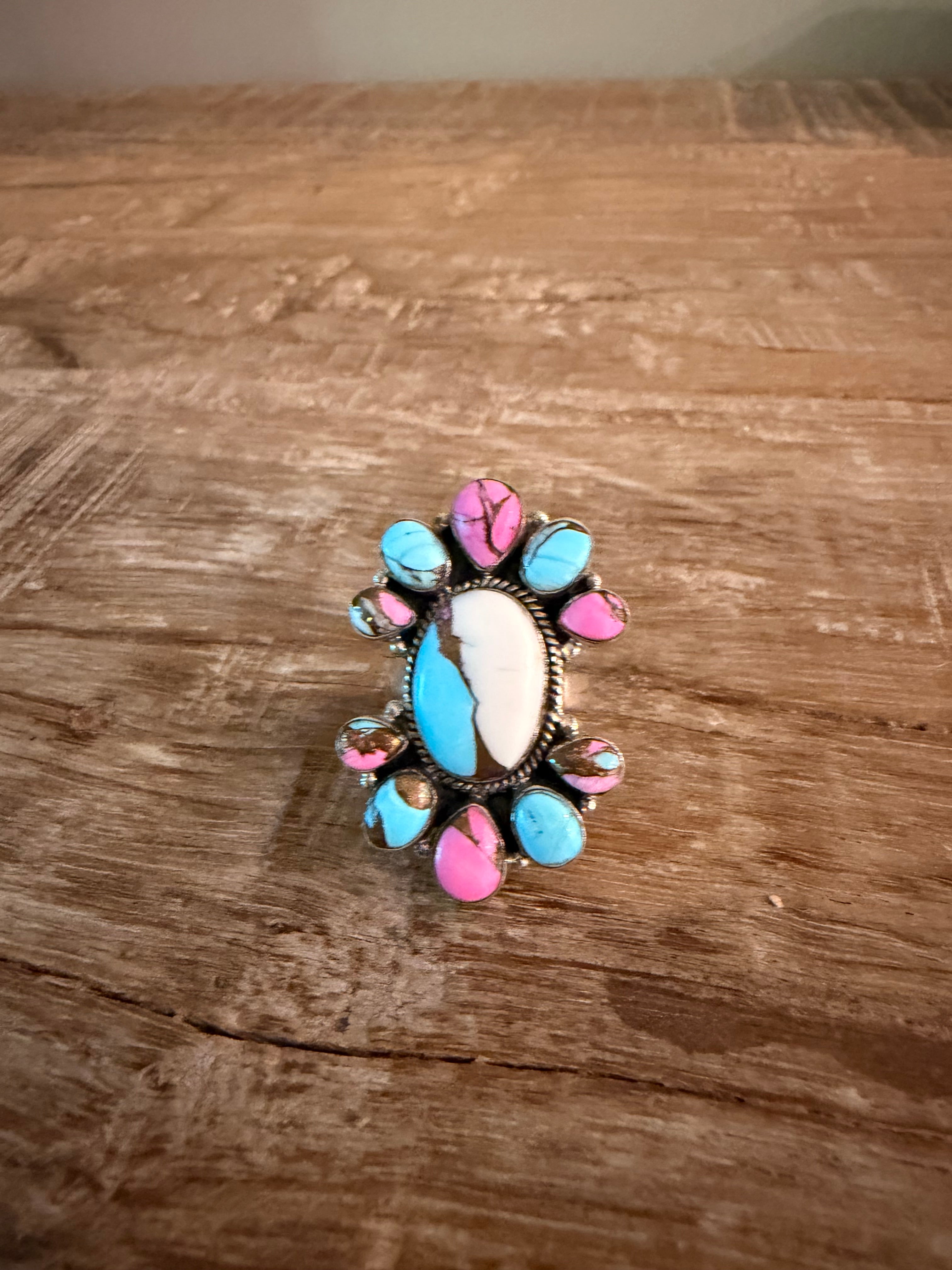 Size 8 Corton Candy Statement Ring
