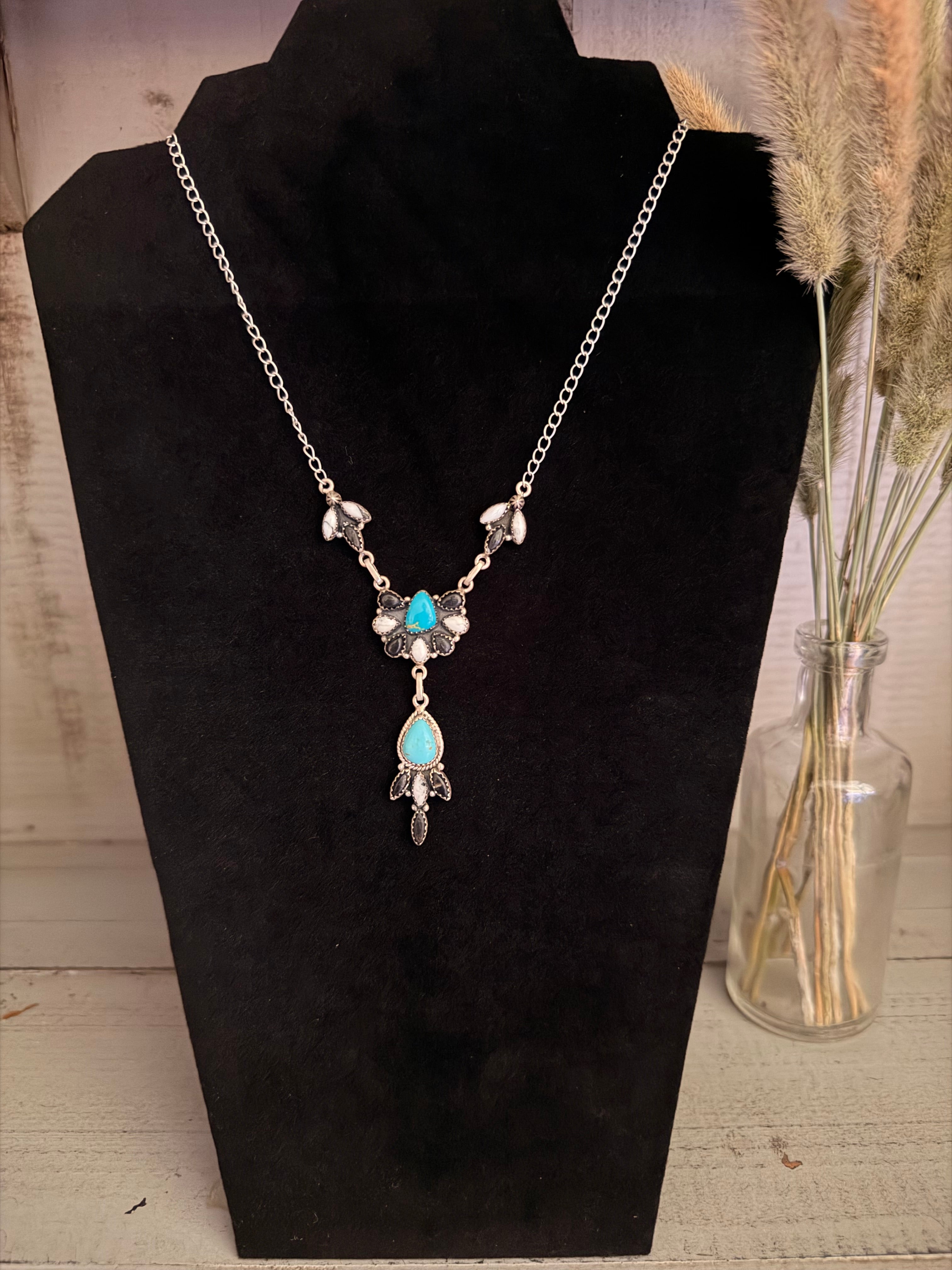 Santa Maria and White Buffalo Necklace