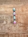 Cotton Candy Copper 4 Stone Ring