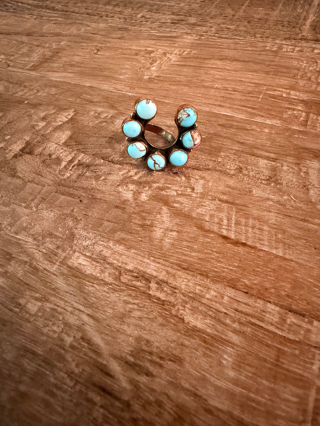 Cotton Candy Copper Naja Ring