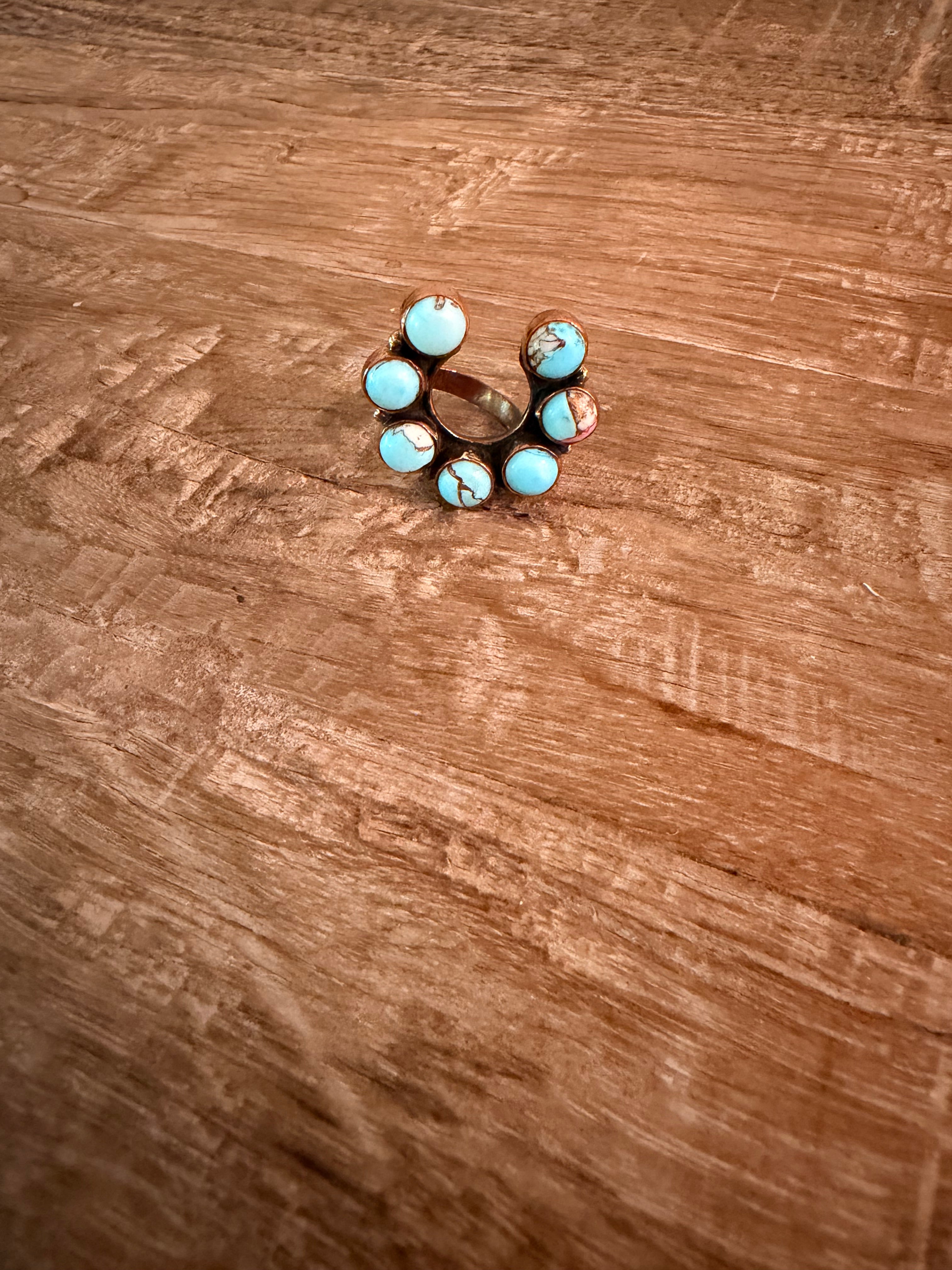 Cotton Candy Copper Naja Ring