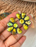 Palomino Half Cluster Earrings